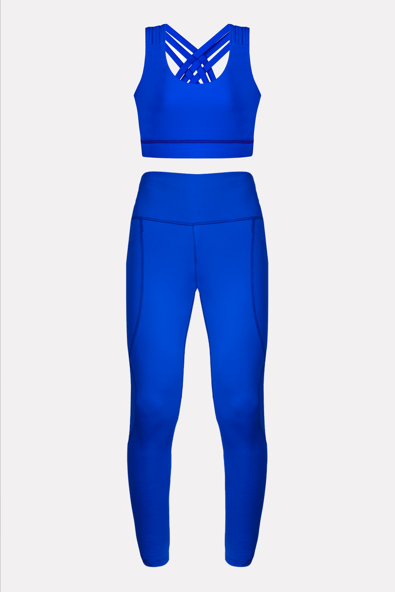 Blue Luxe Leggings - BODYBORN