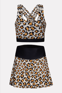 Leopard Luxe Skort Set - BODYBORN