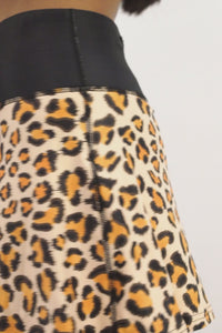 leopard print skorts