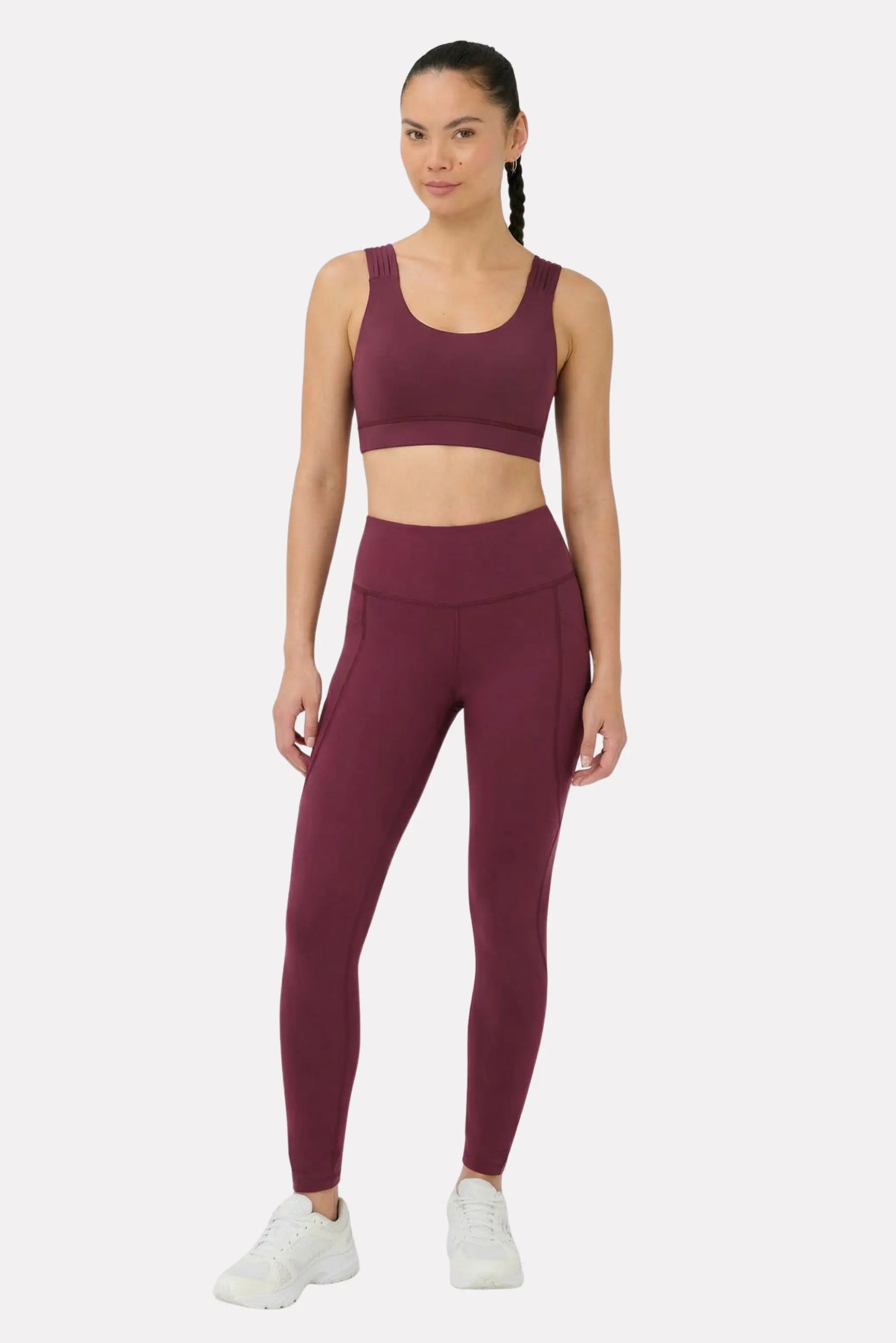 Maroon Plum Running Set