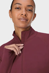 Maroon Wind Breaker Jacket