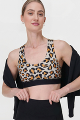 Leopard Power Sports Bra