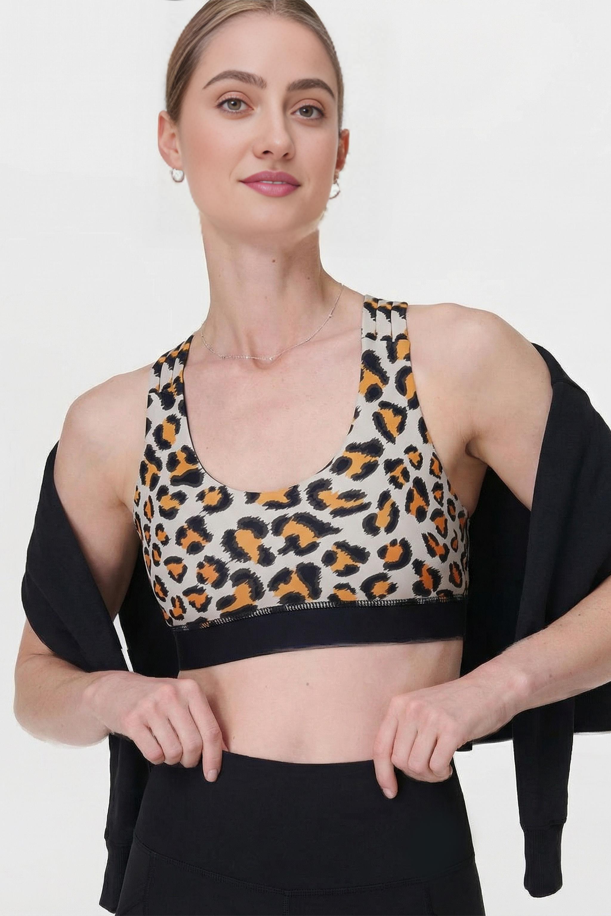 Leopard Power Sports Bra