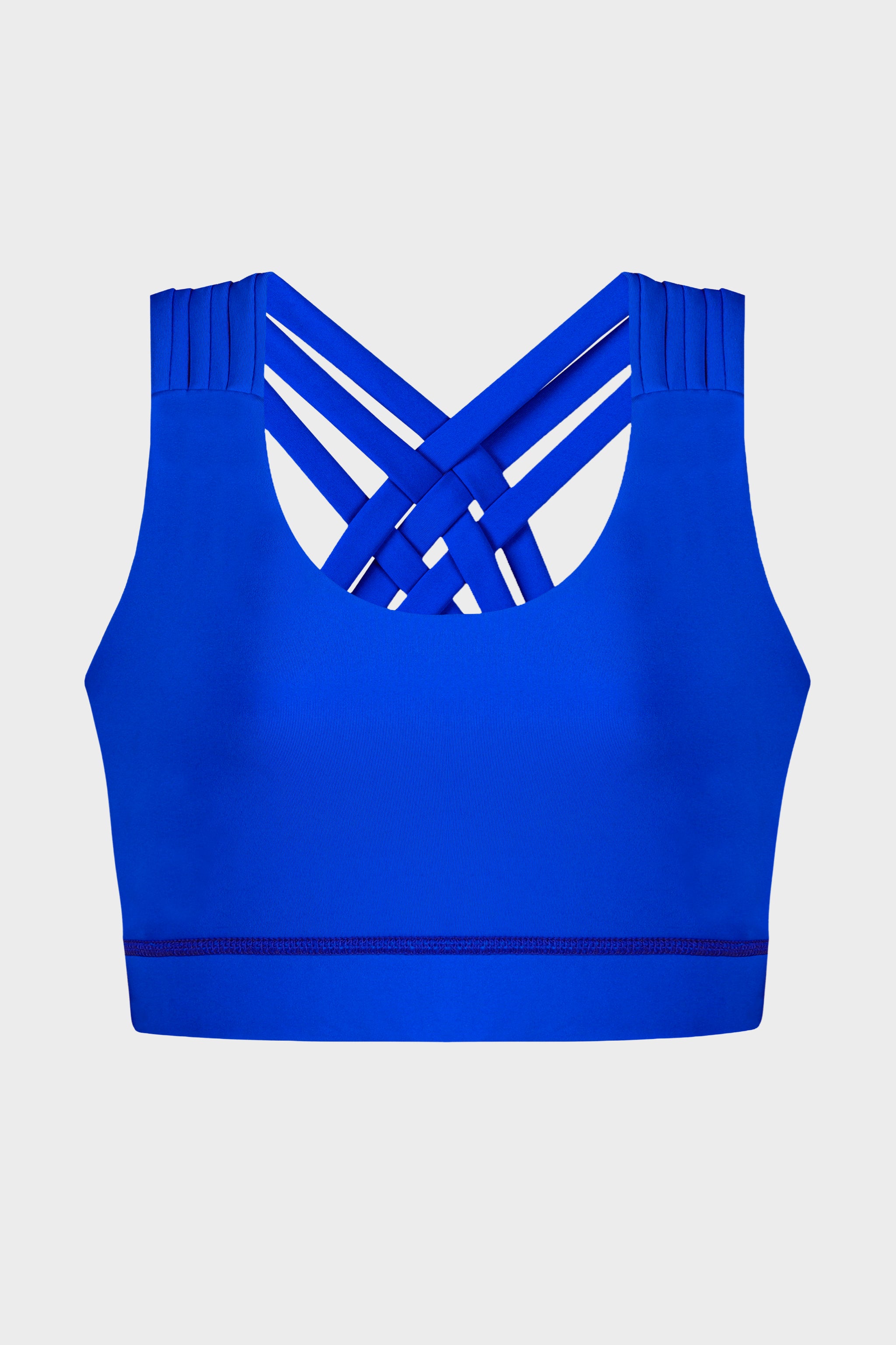 Blue Luxe Mood Boost Sports Bra