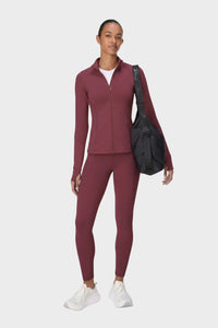 Maroon Wind Breaker Jacket