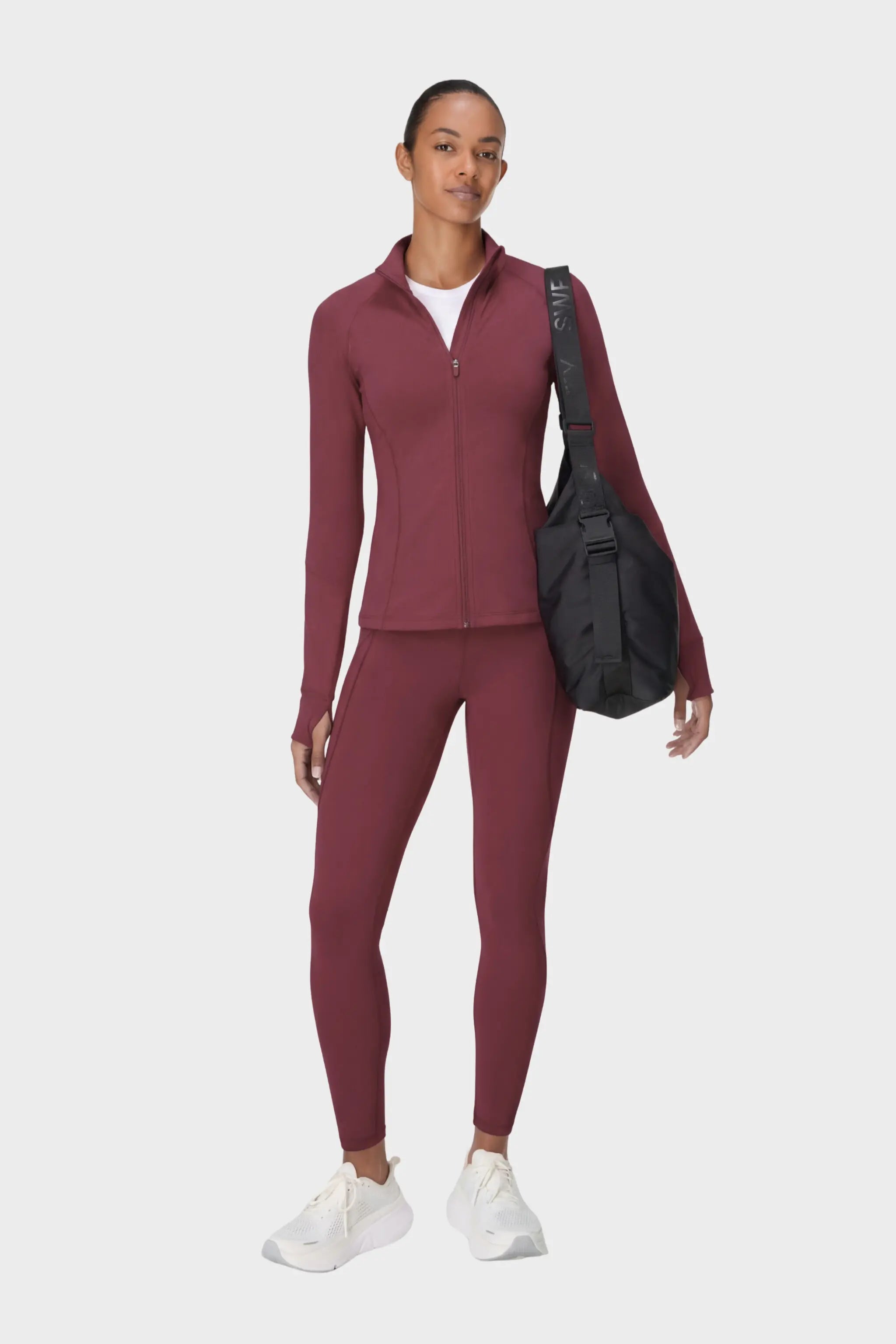 Maroon Wind Breaker Jacket