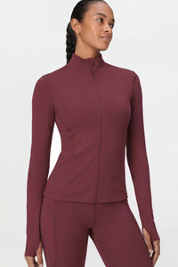 Maroon Wind Breaker Jacket