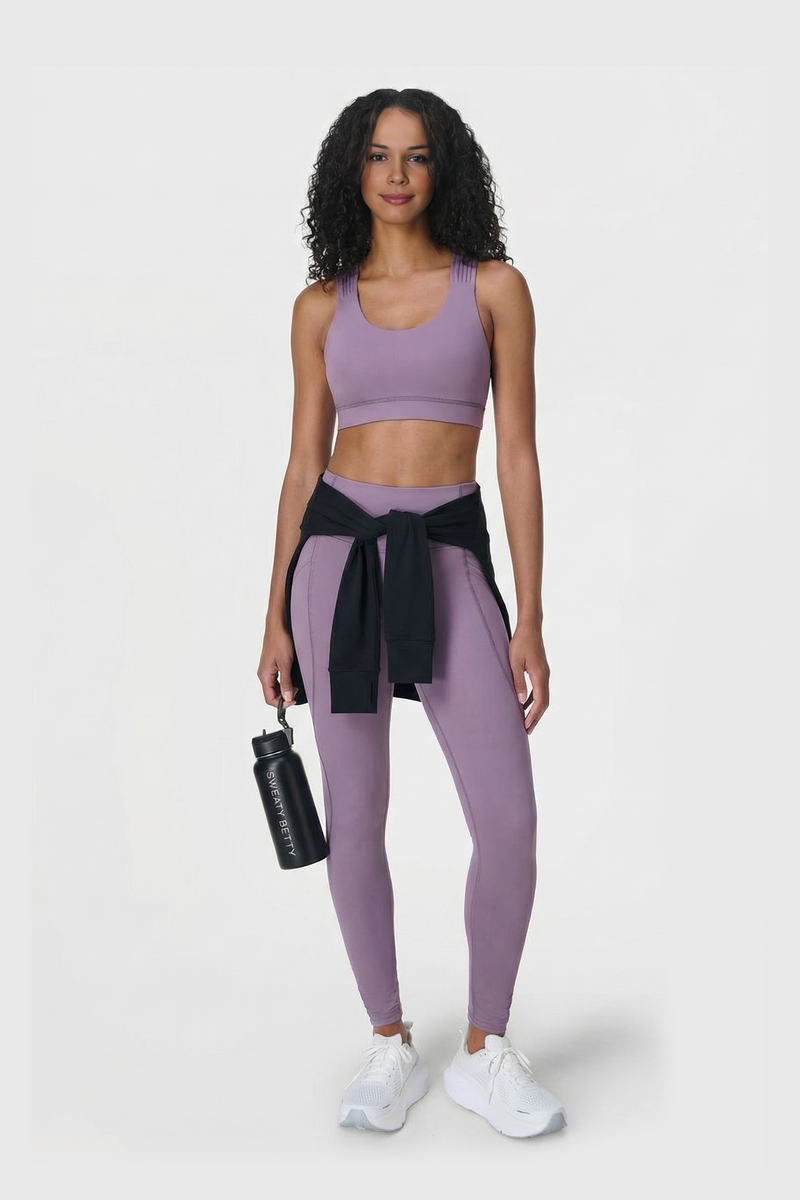 Purple Pulse Move-Easy Leggings