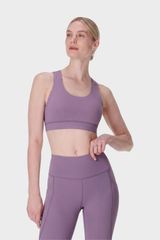 Purple Pulse Fit Sports Bra