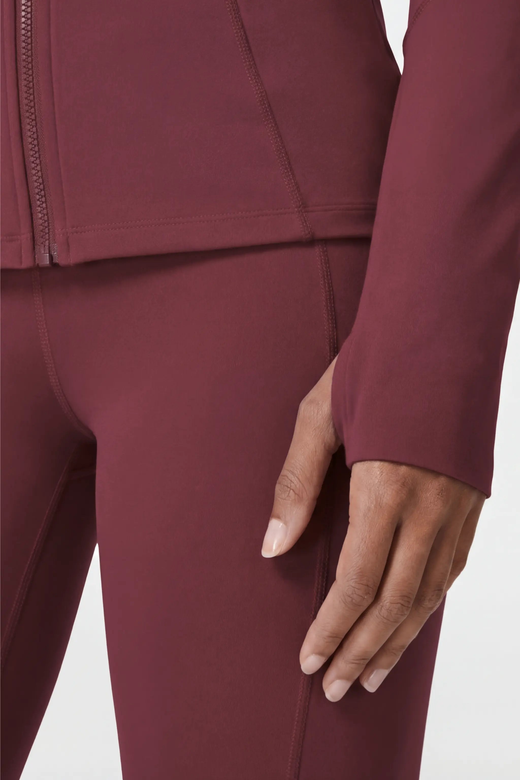 Maroon Wind Breaker Jacket