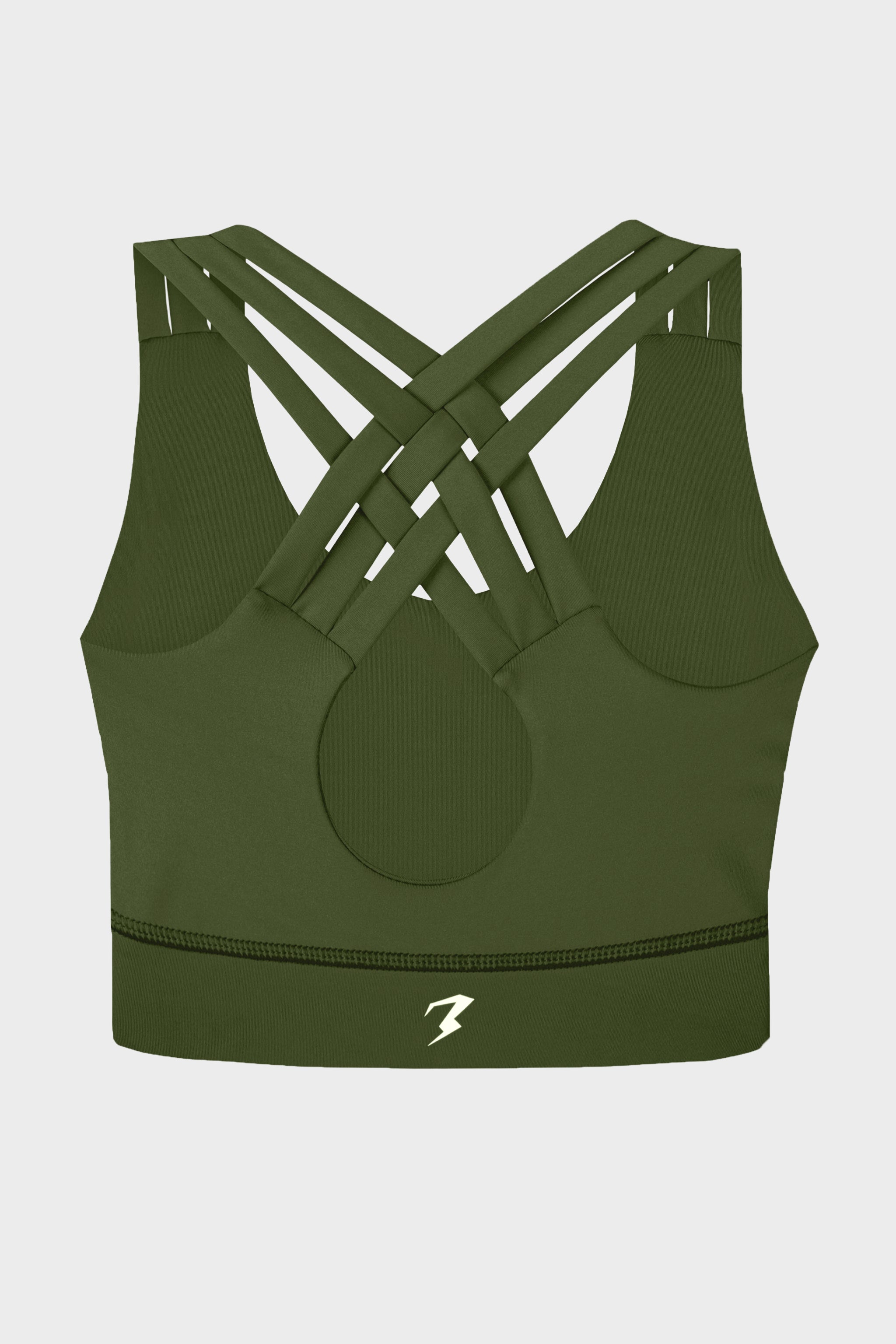 Green Glow Move Master Sports Bra