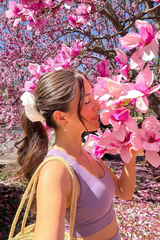 Purple Pulse Fit Sports Bra