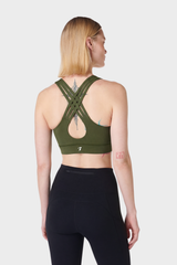 Green Glow Move Master Sports Bra