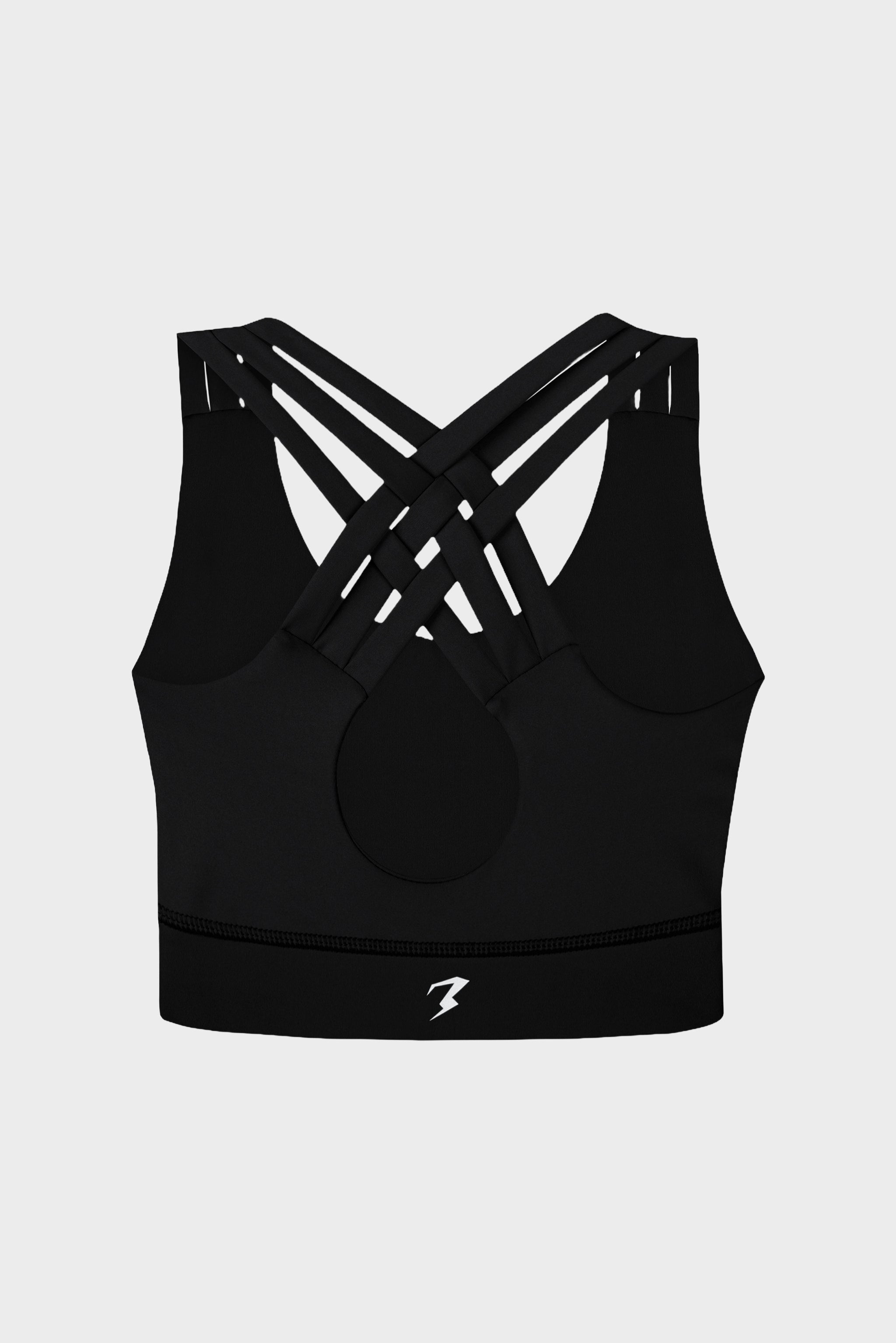 Black Luxe Seamless Sports Bra