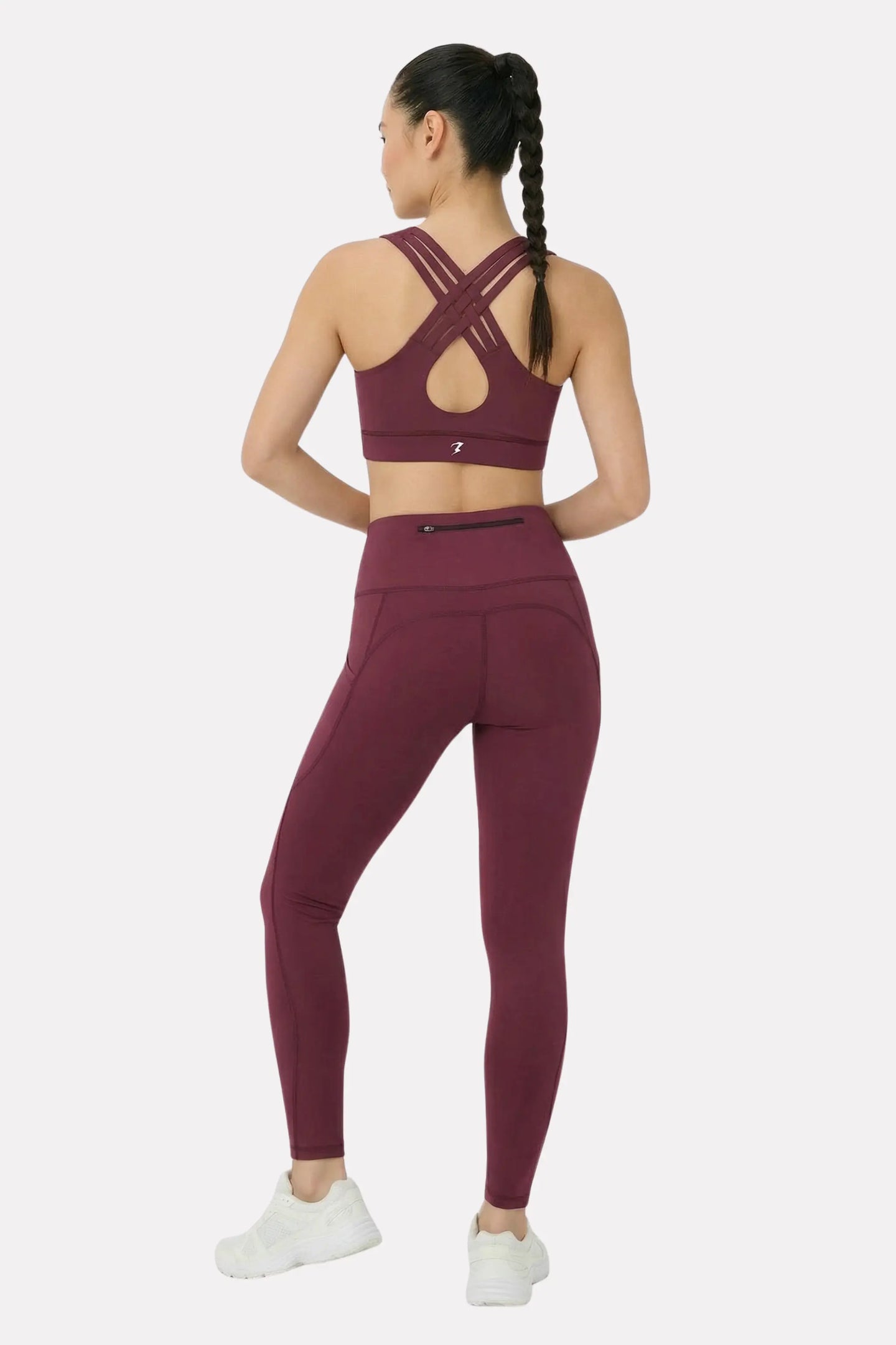 Maroon Plum Running Set