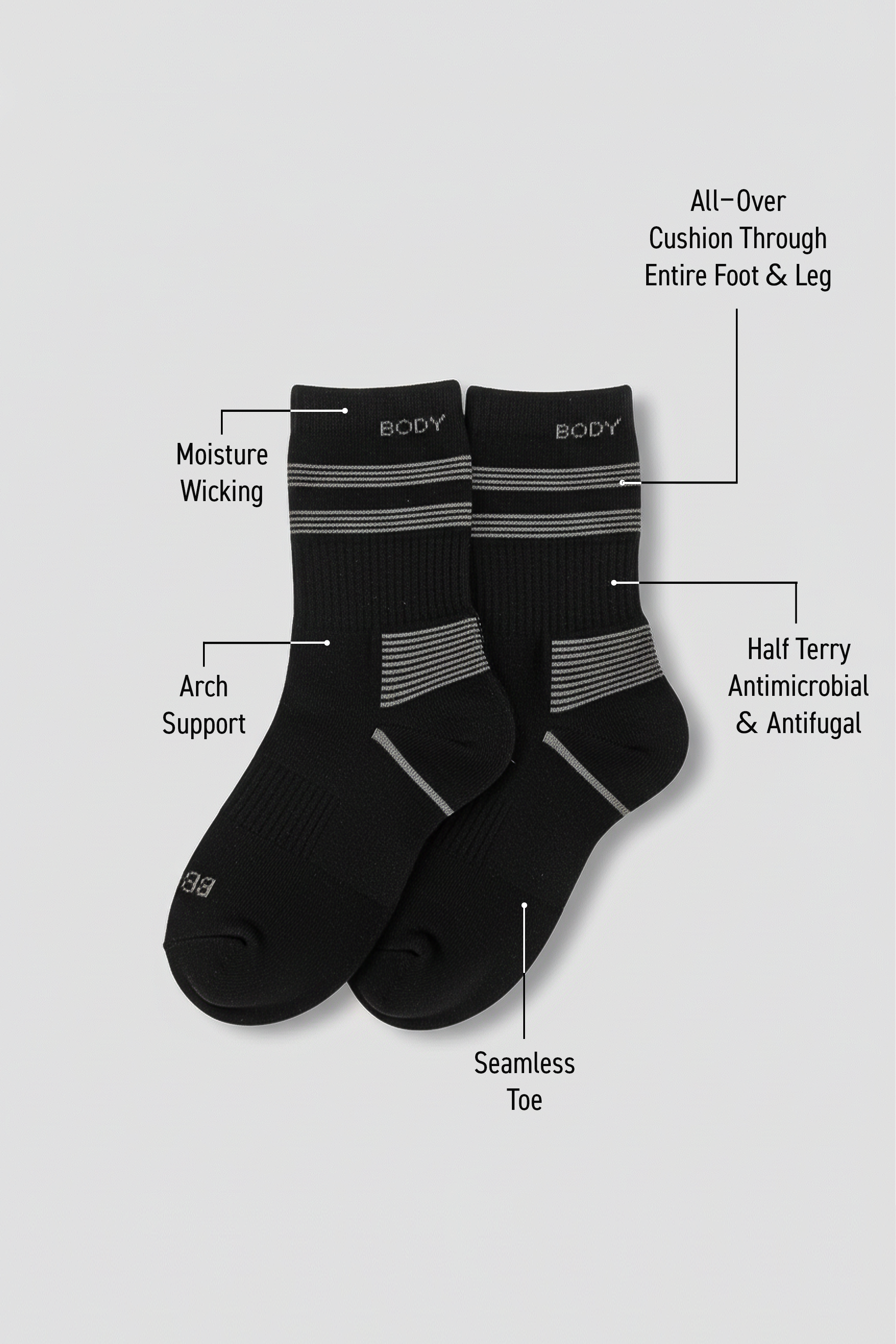 BB Core Crew Socks - Performance Edition