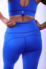 Blue Luxe Leggings - BODYBORN