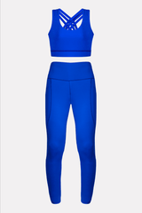 Blue Luxe Leggings - BODYBORN