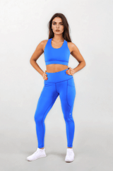 Blue Luxe Leggings - BODYBORN