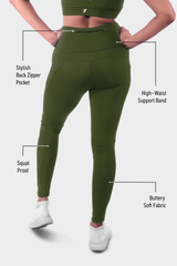 Green Glow Leggings - BODYBORN