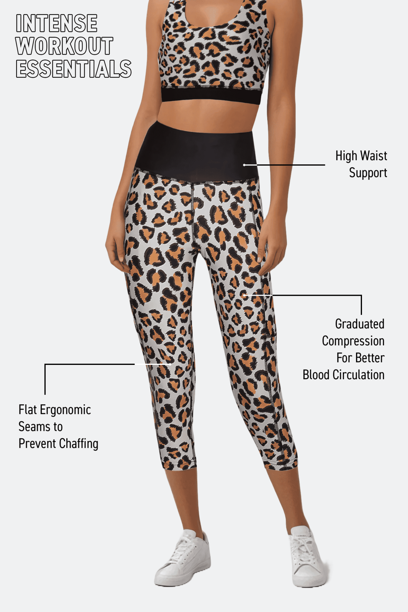 Leopard Luxe Capri - BODYBORN