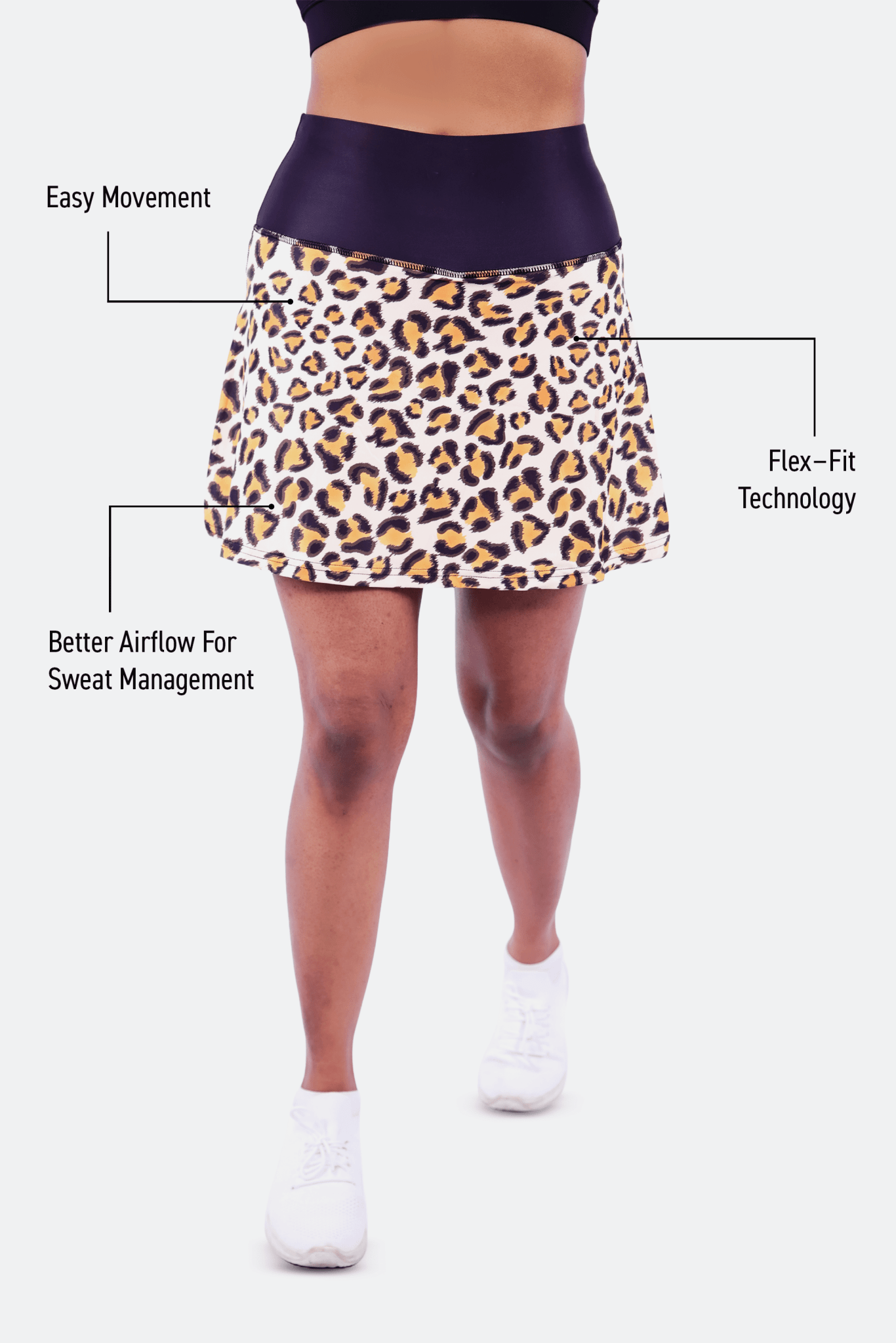 Leopard Luxe Skort Set - BODYBORN