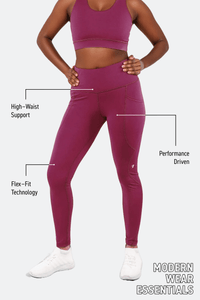 Maroon Plum Power Set - BODYBORN
