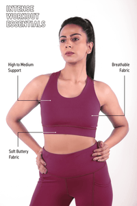 Maroon Plum Power Set - BODYBORN