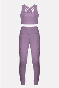 Purple Pulse Leggings - BODYBORN